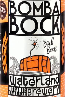 Waterland Bombabock etiket Waterland Bombabock etiket